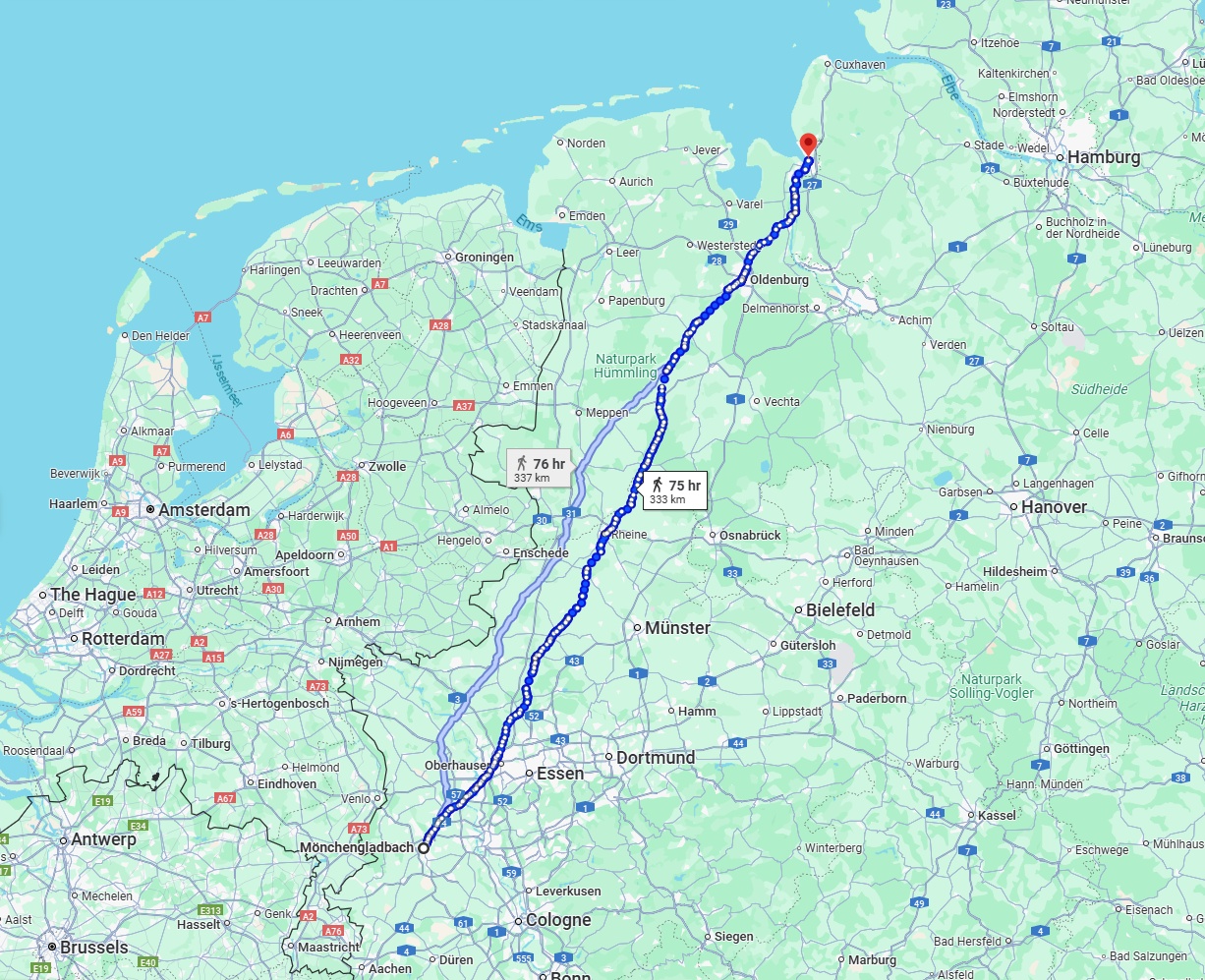 Anreise von Mönchengladbach Zu Bremerhaven Über 