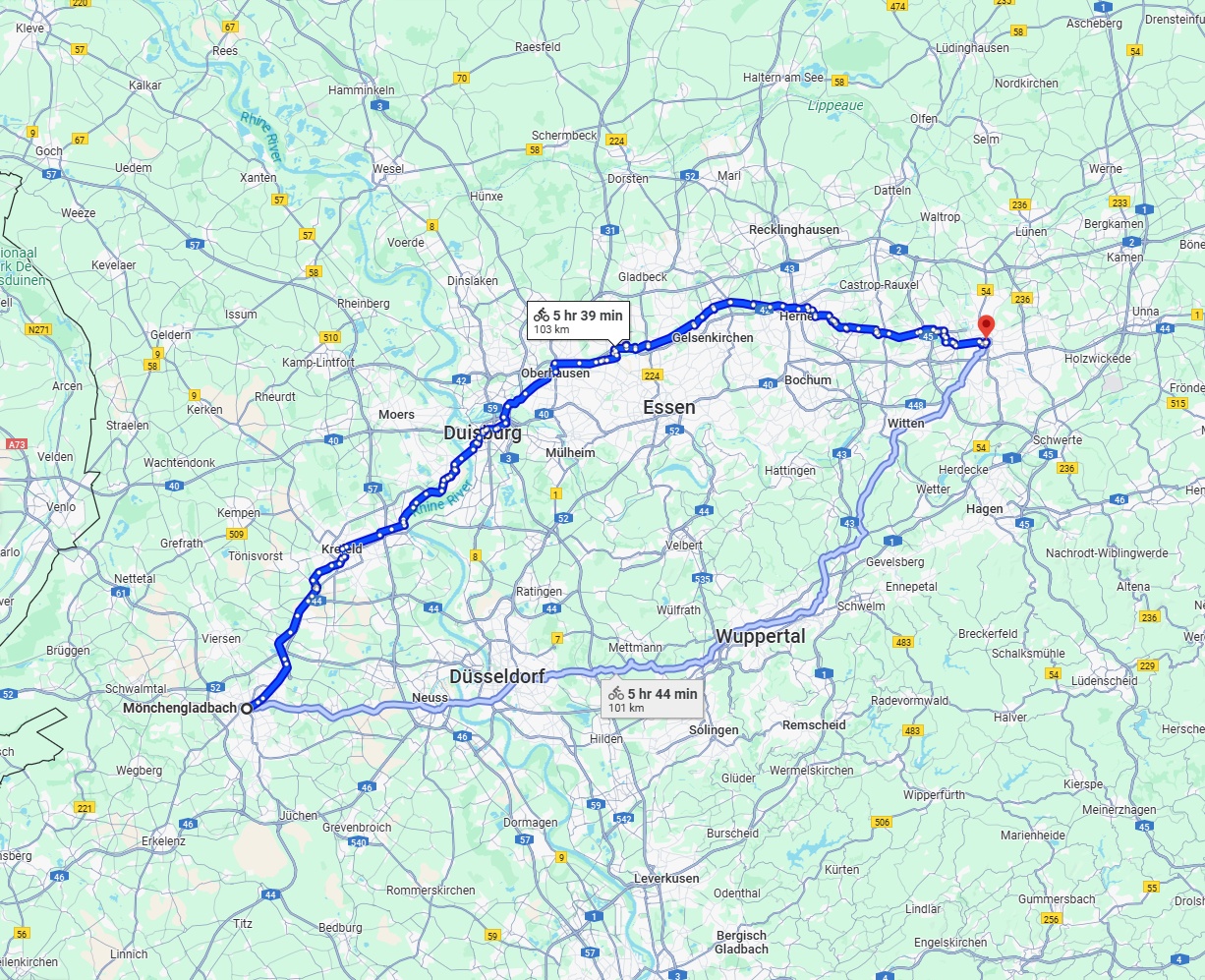 Anreise von Mönchengladbach Zu Dortmund Über 