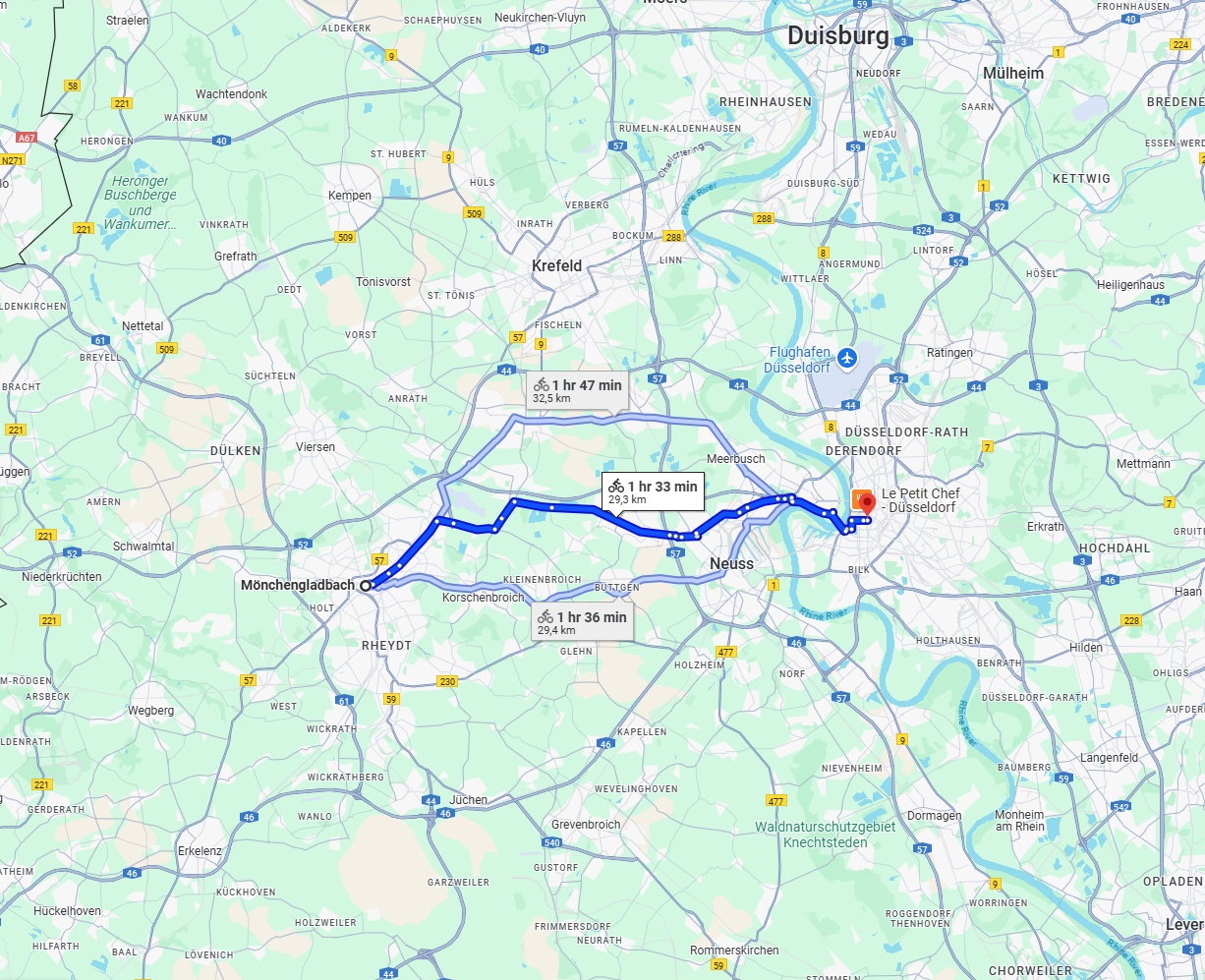 Anreise von Mönchengladbach Zu Düsseldorf Über 