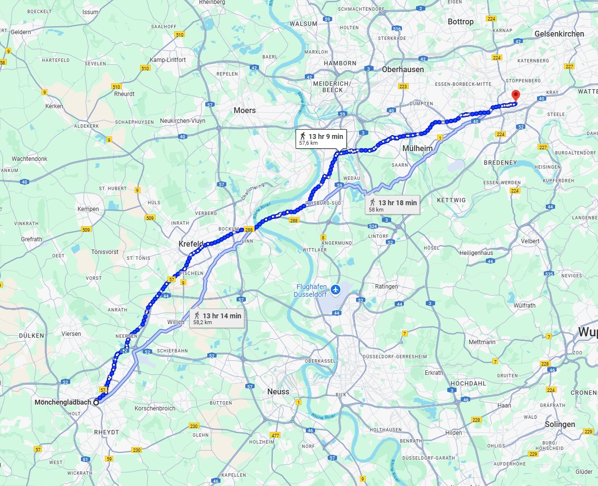 Anreise von Mönchengladbach Zu Essen Über 