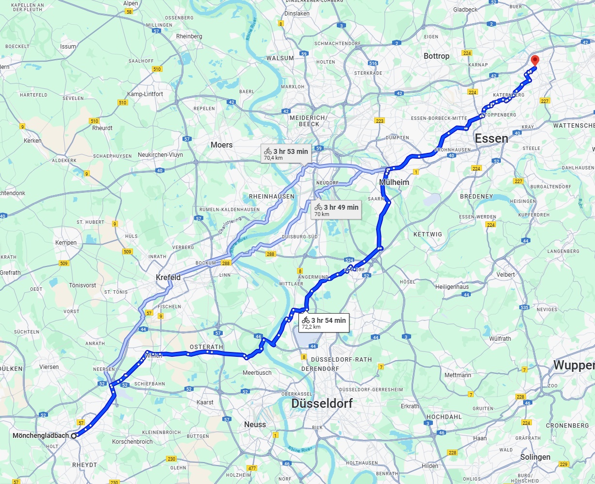 Anreise von Mönchengladbach Zu Gelsenkirchen Über 