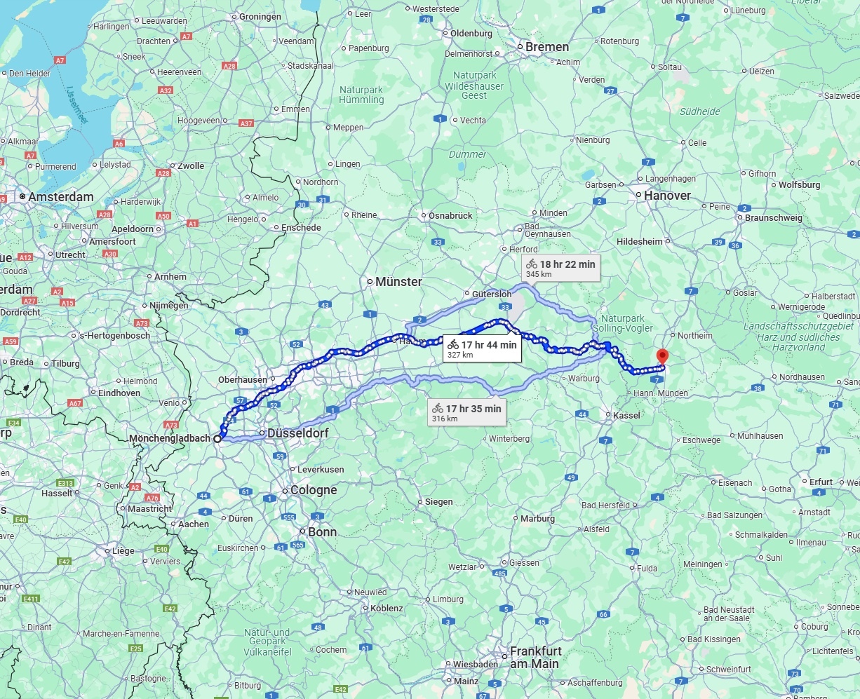 Anreise von Mönchengladbach Zu Göttingen Über 