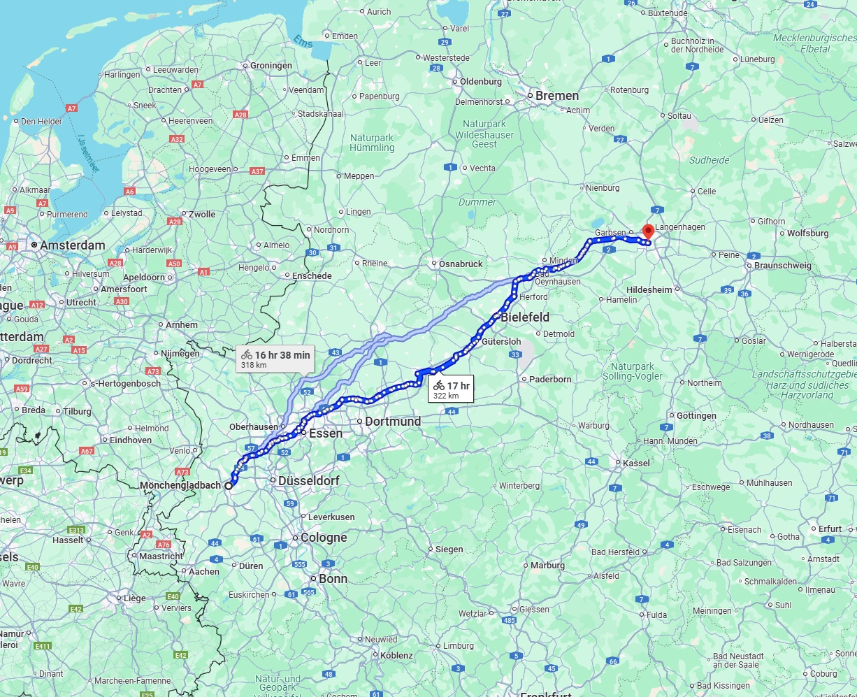 Anreise von Mönchengladbach Zu Hannover Über 