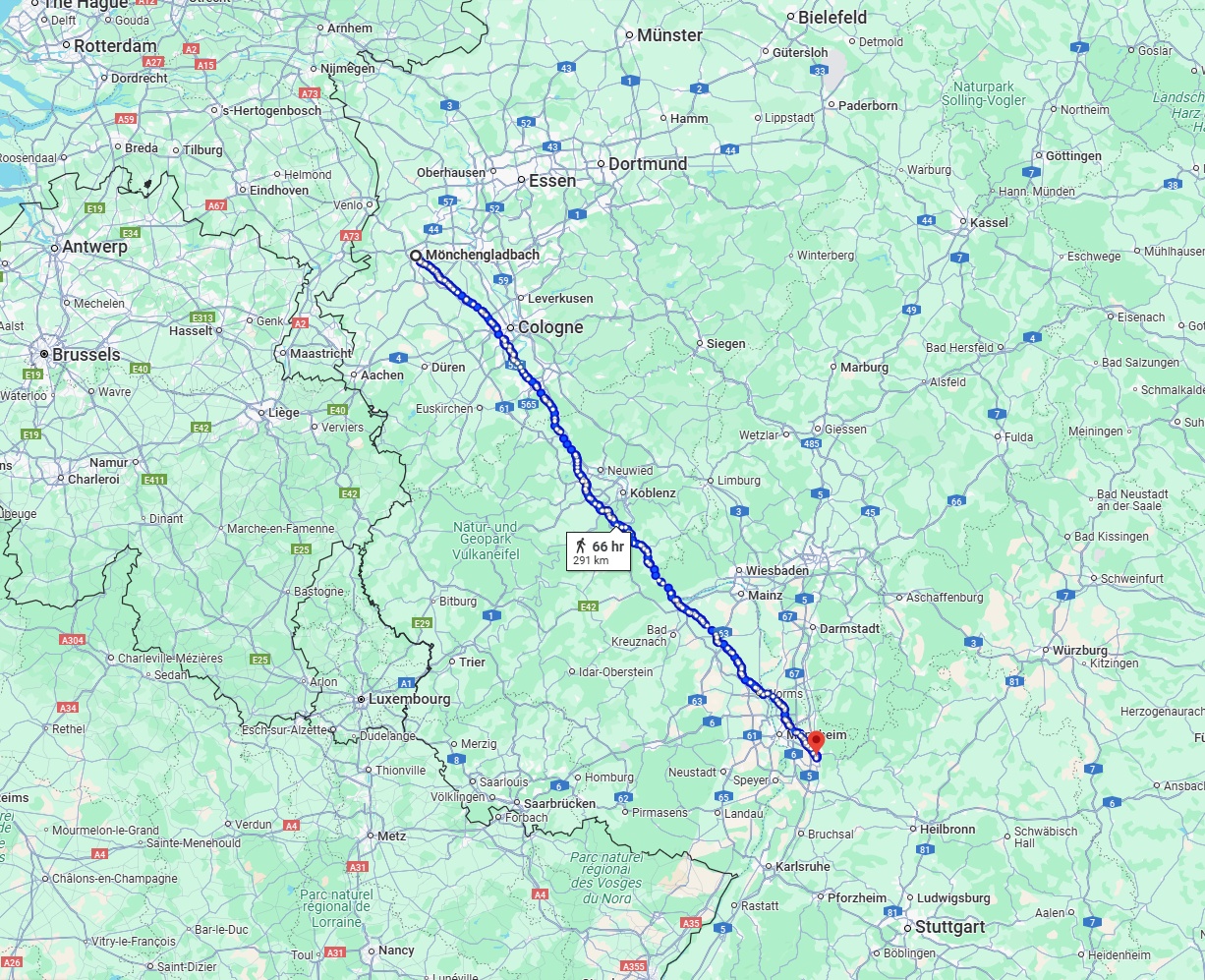 Anreise von Mönchengladbach Zu Heidelberg Über 
