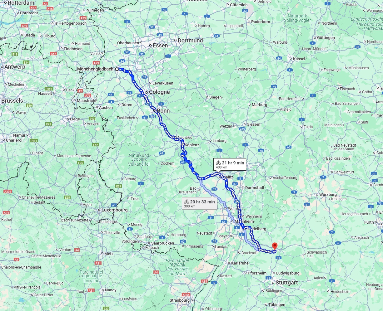 Anreise von Mönchengladbach Zu Heilbronn Über 