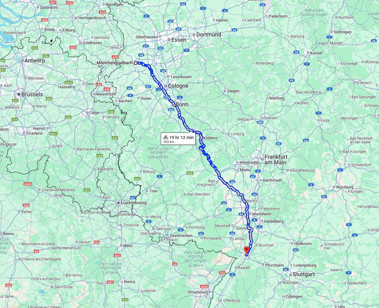 Anreise von Mönchengladbach Zu Karlsruhe Über 