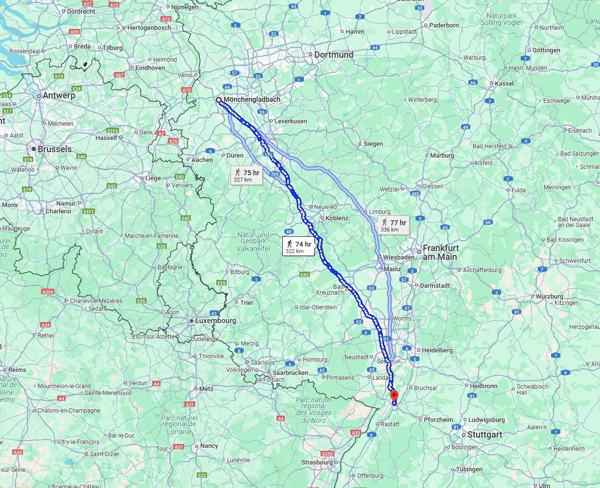 Anreise von Mönchengladbach Zu Karlsruhe Über 