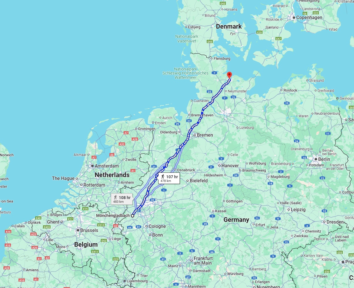 Anreise von Mönchengladbach Zu Kiel Über 