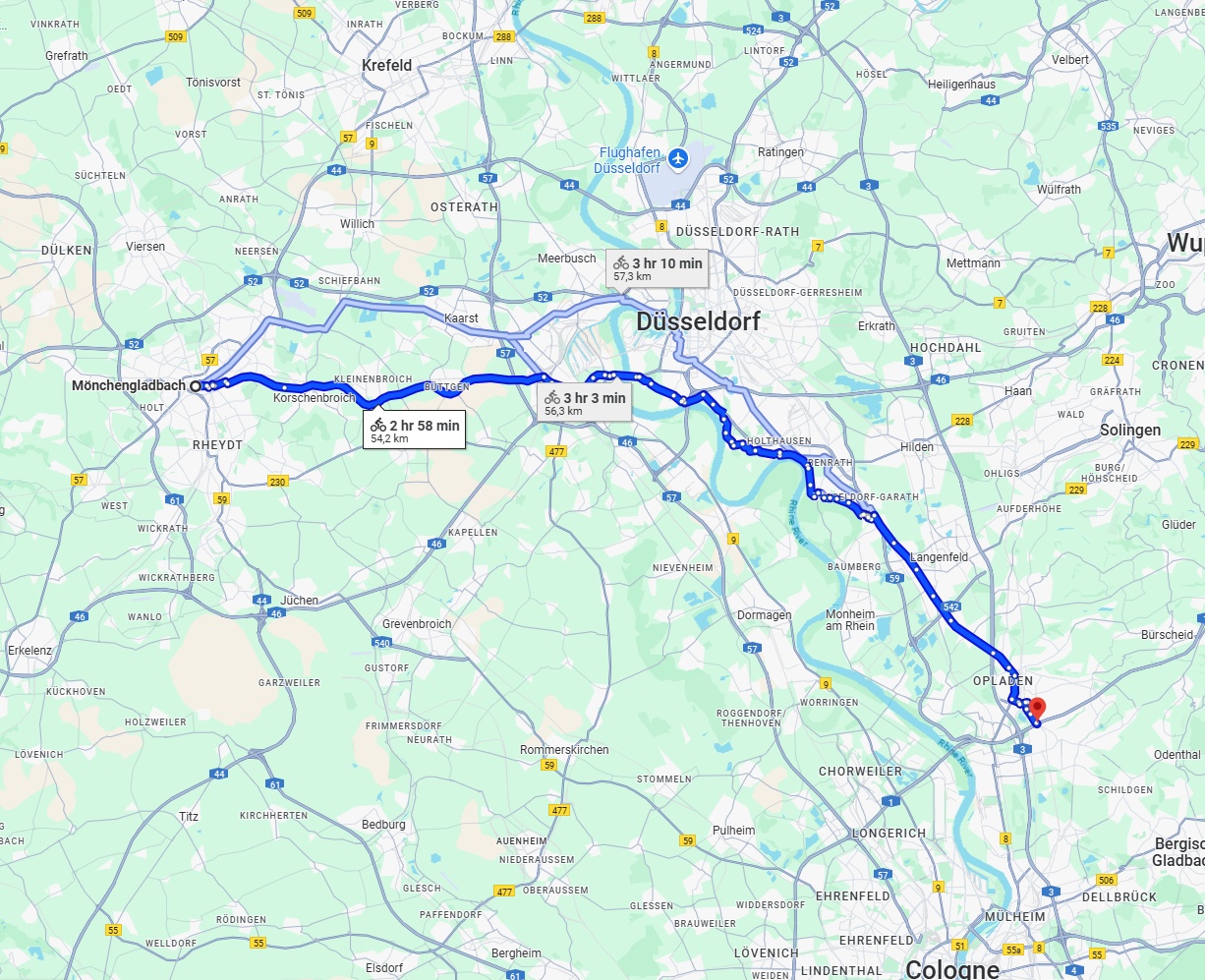 Anreise von Mönchengladbach Zu Leverkusen Über 