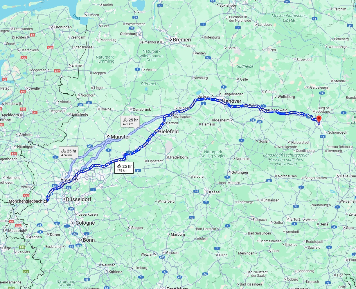 Anreise von Mönchengladbach Zu Magdeburg Über 