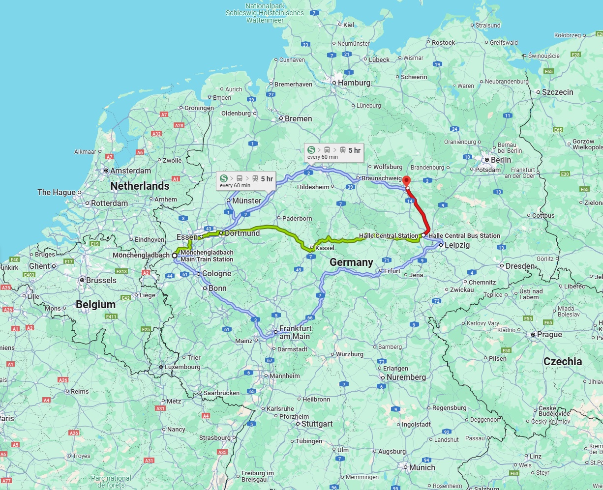 Anreise von Mönchengladbach Zu Magdeburg Über 