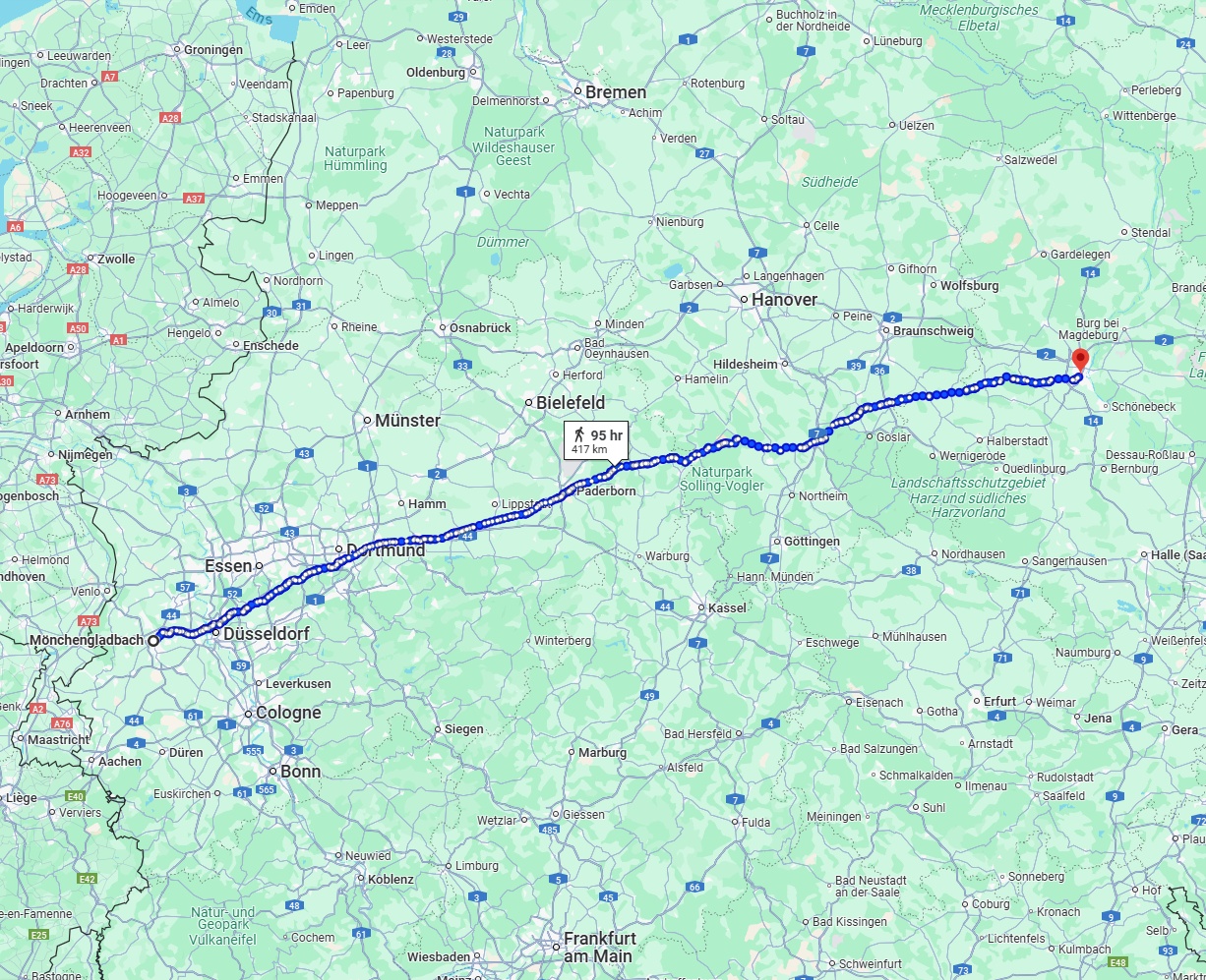 Anreise von Mönchengladbach Zu Magdeburg Über 