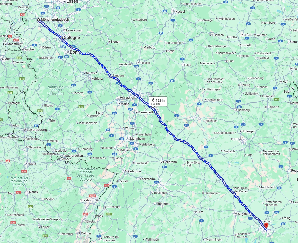 Anreise von Mönchengladbach Zu München Über 