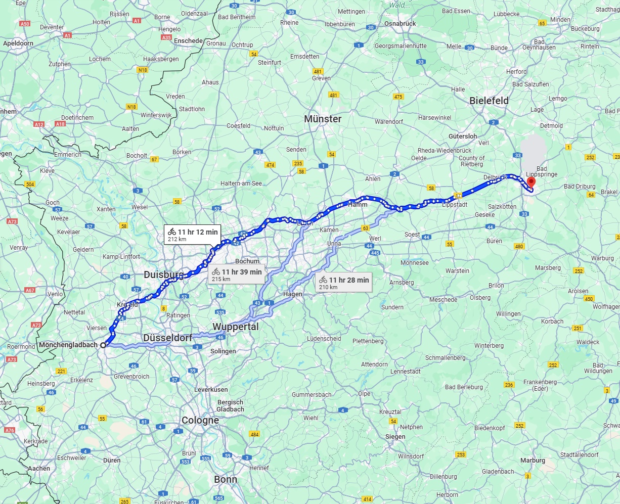 Anreise von Mönchengladbach Zu Paderborn Über 