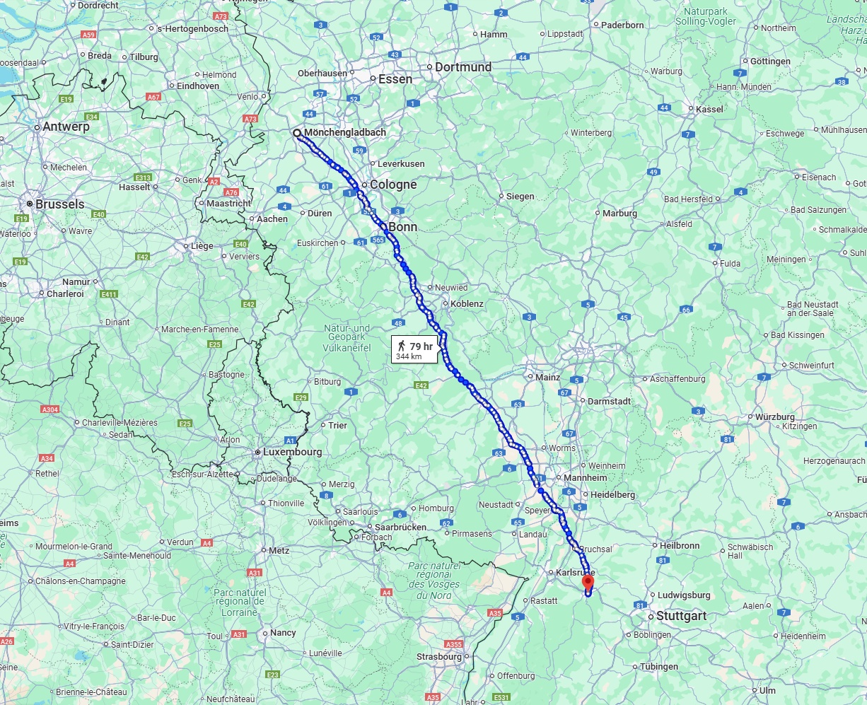 Anreise von Mönchengladbach Zu Pforzheim Über 