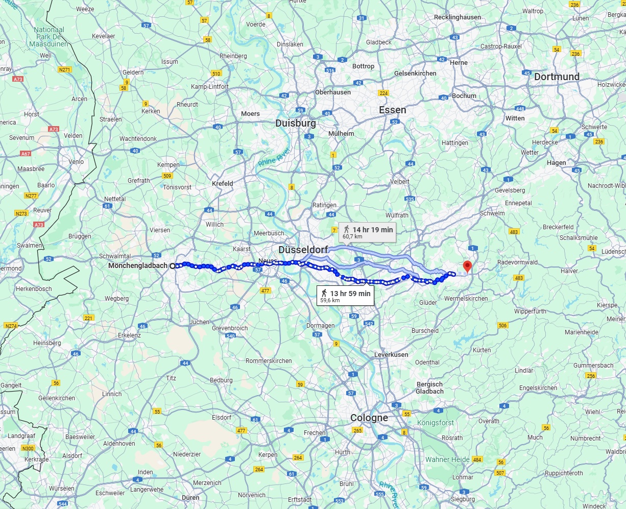 Anreise von Mönchengladbach Zu Remscheid Über 