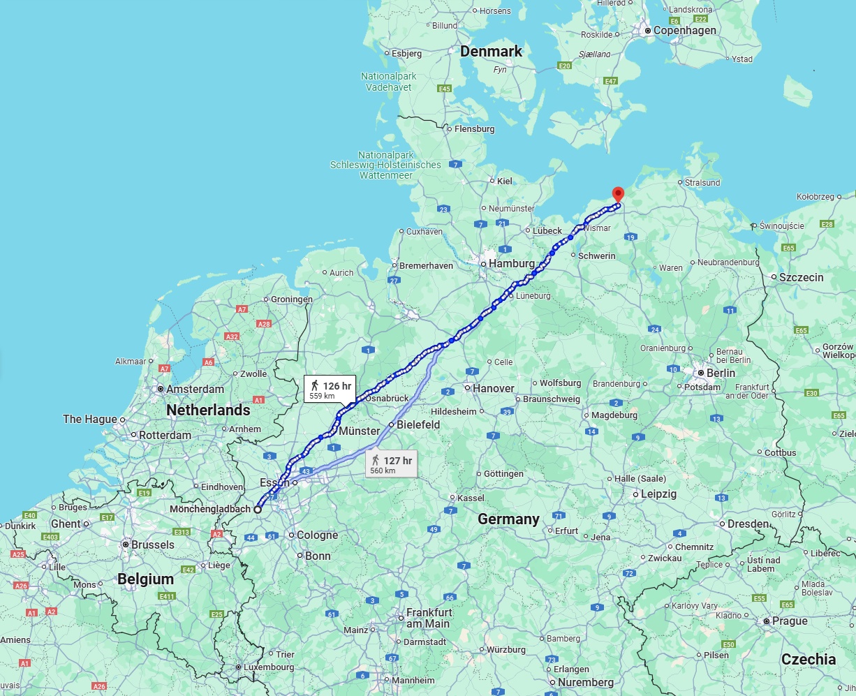 Anreise von Mönchengladbach Zu Rostock Über 