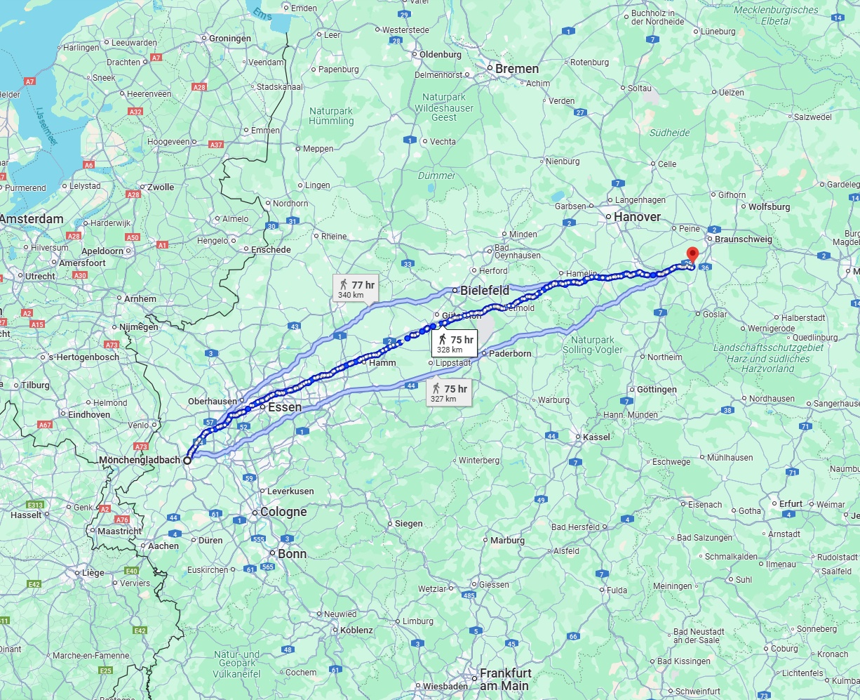 Anreise von Mönchengladbach Zu Salzgitter Über 