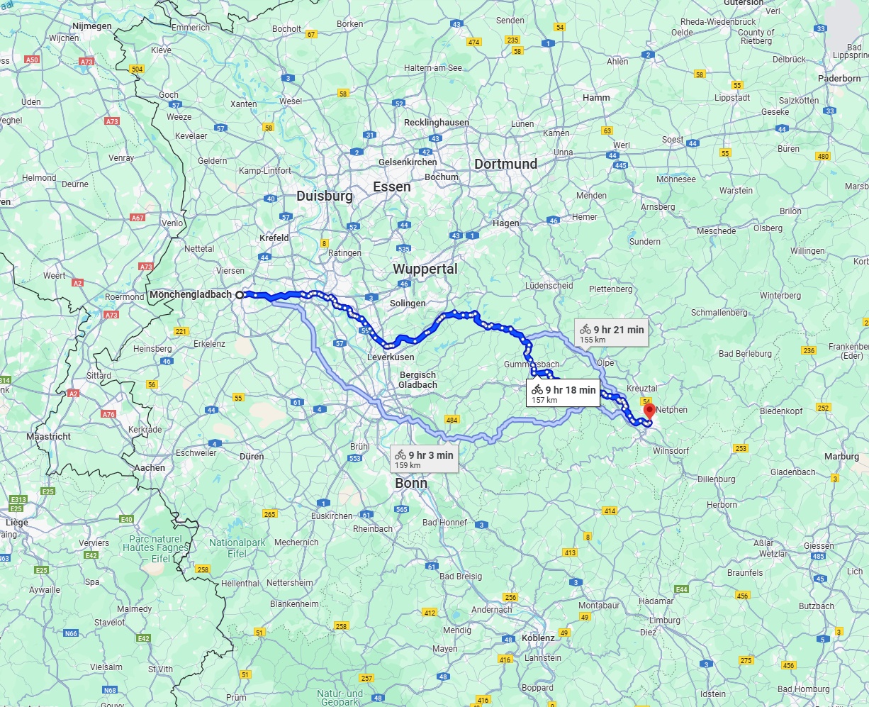 Anreise von Mönchengladbach Zu Siegen Über 