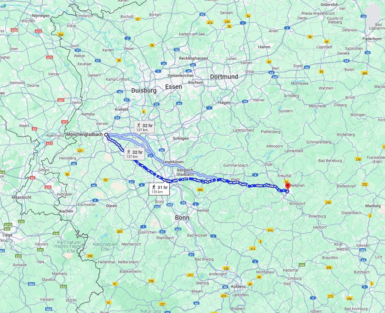 Anreise von Mönchengladbach Zu Siegen Über 