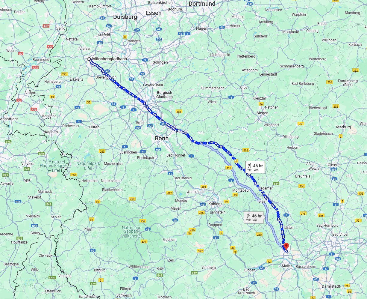 Anreise von Mönchengladbach Zu Wiesbaden Über 