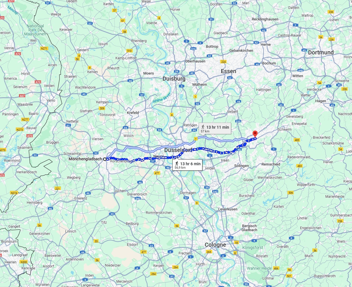 Anreise von Mönchengladbach Zu Wuppertal Über 