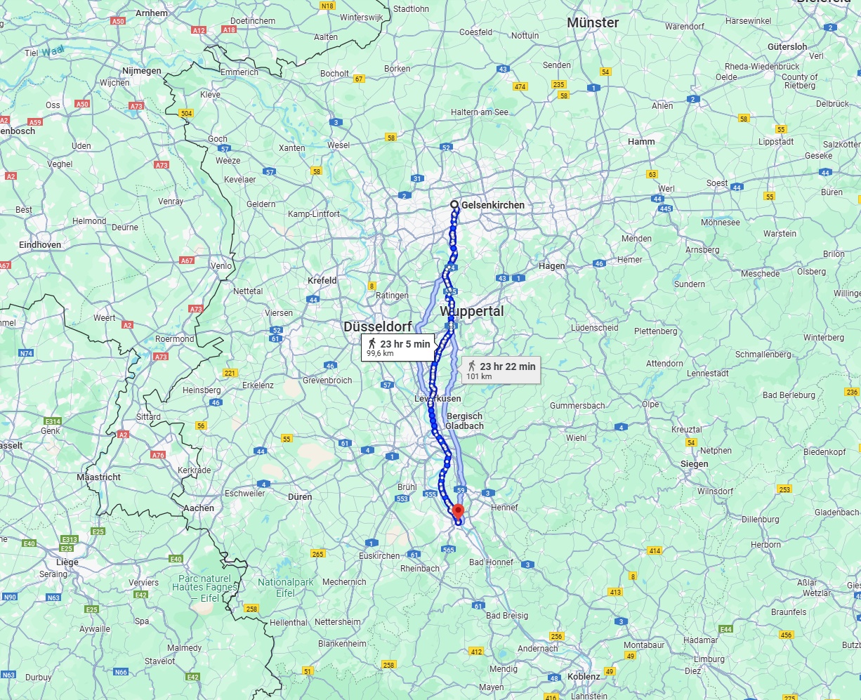 Anreise von Gelsenkirchen Zu Bonn Über 