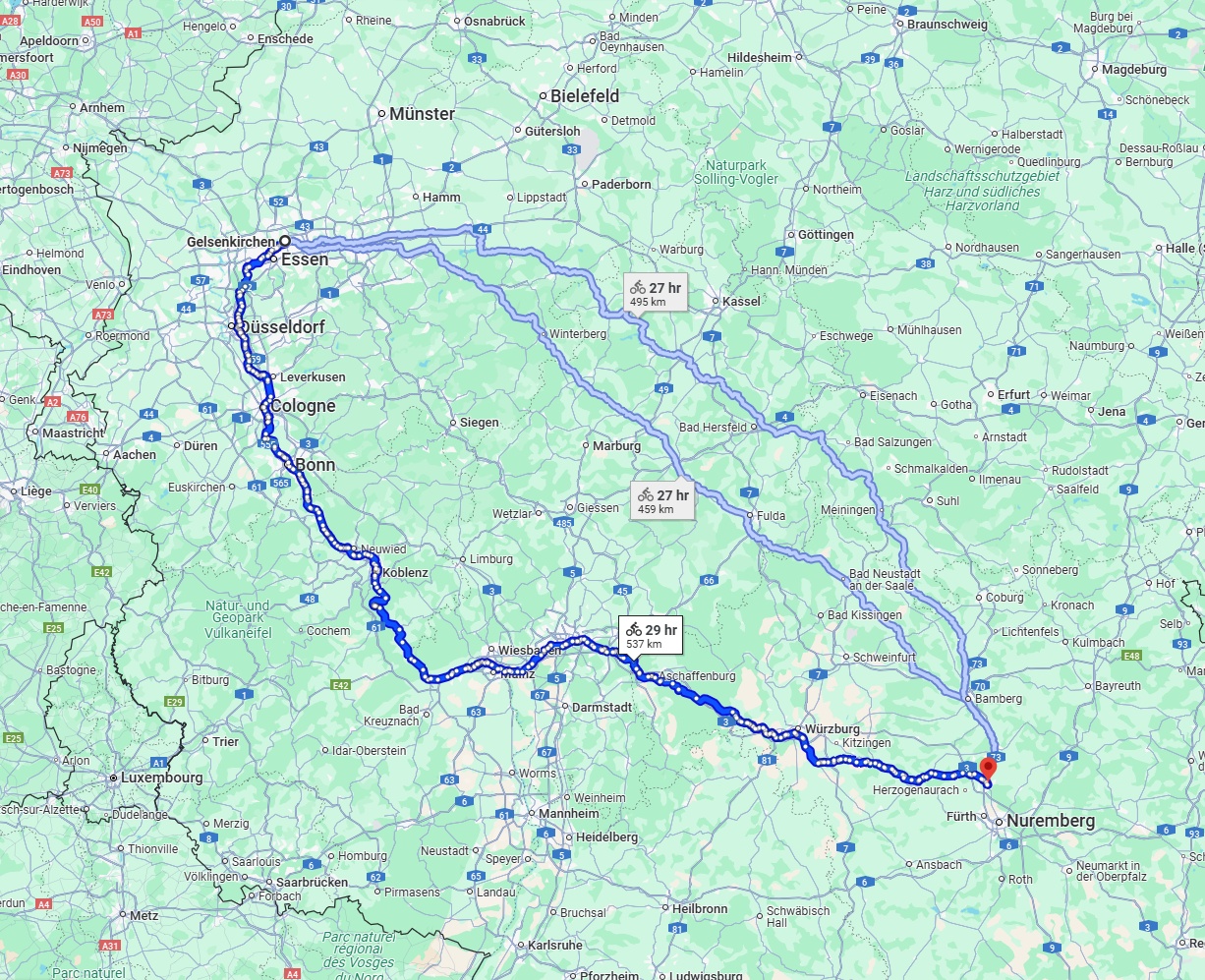Anreise von Gelsenkirchen Zu Erlangen Über 