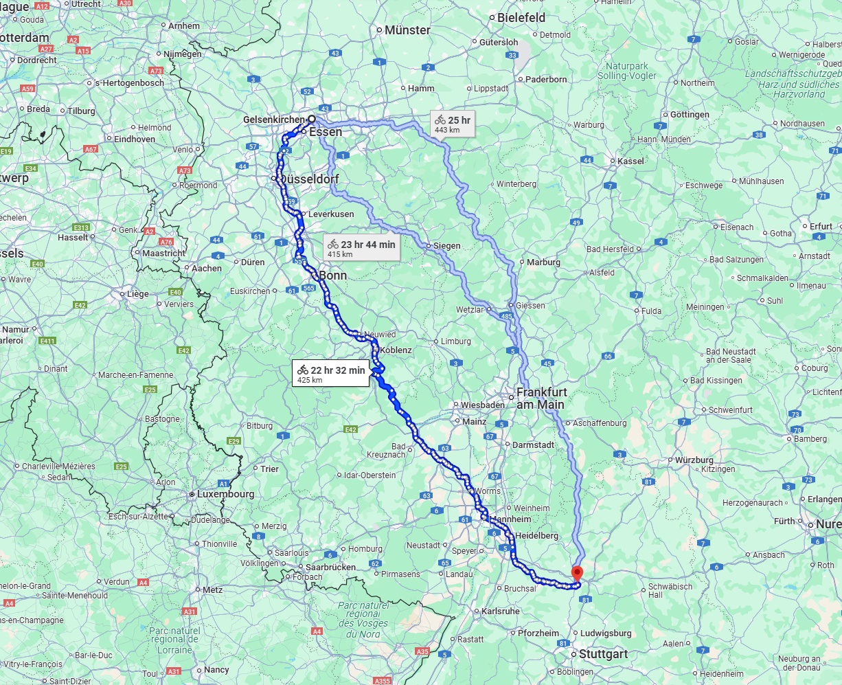 Anreise von Gelsenkirchen Zu Heilbronn Über 