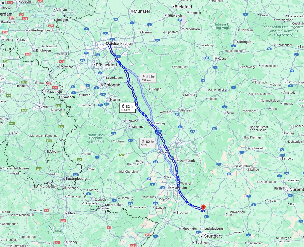 Anreise von Gelsenkirchen Zu Heilbronn Über 