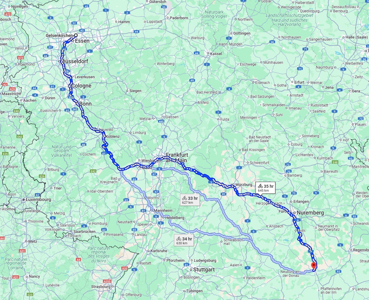 Anreise von Gelsenkirchen Zu Ingolstadt Über 