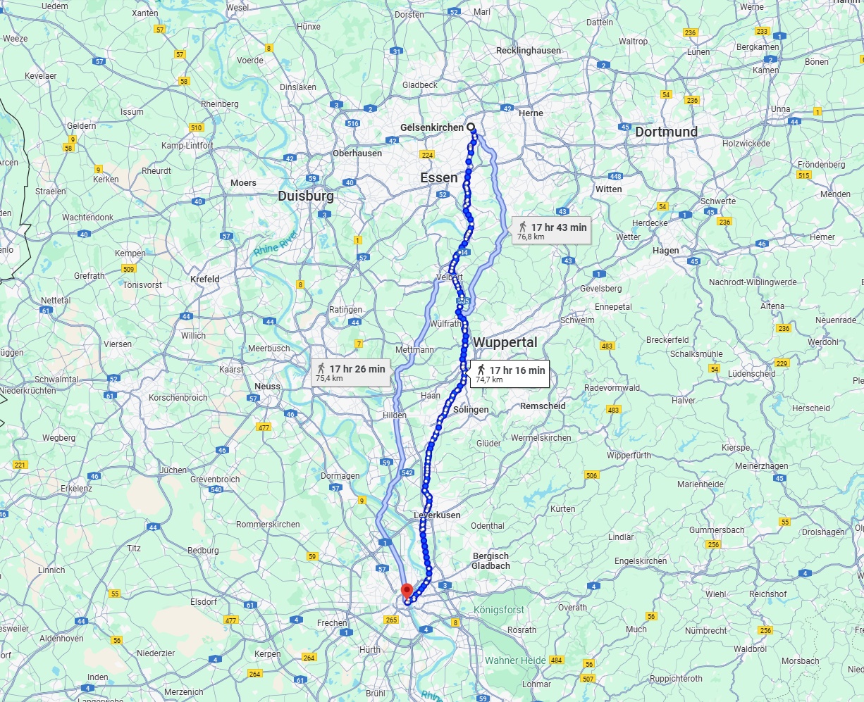 Anreise von Gelsenkirchen Zu Köln Über 
