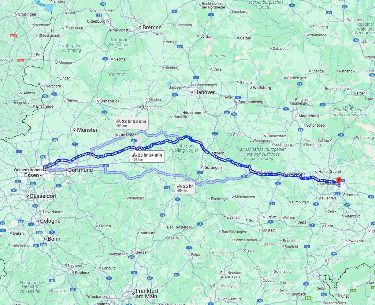 Anreise von Gelsenkirchen Zu Leipzig Über 