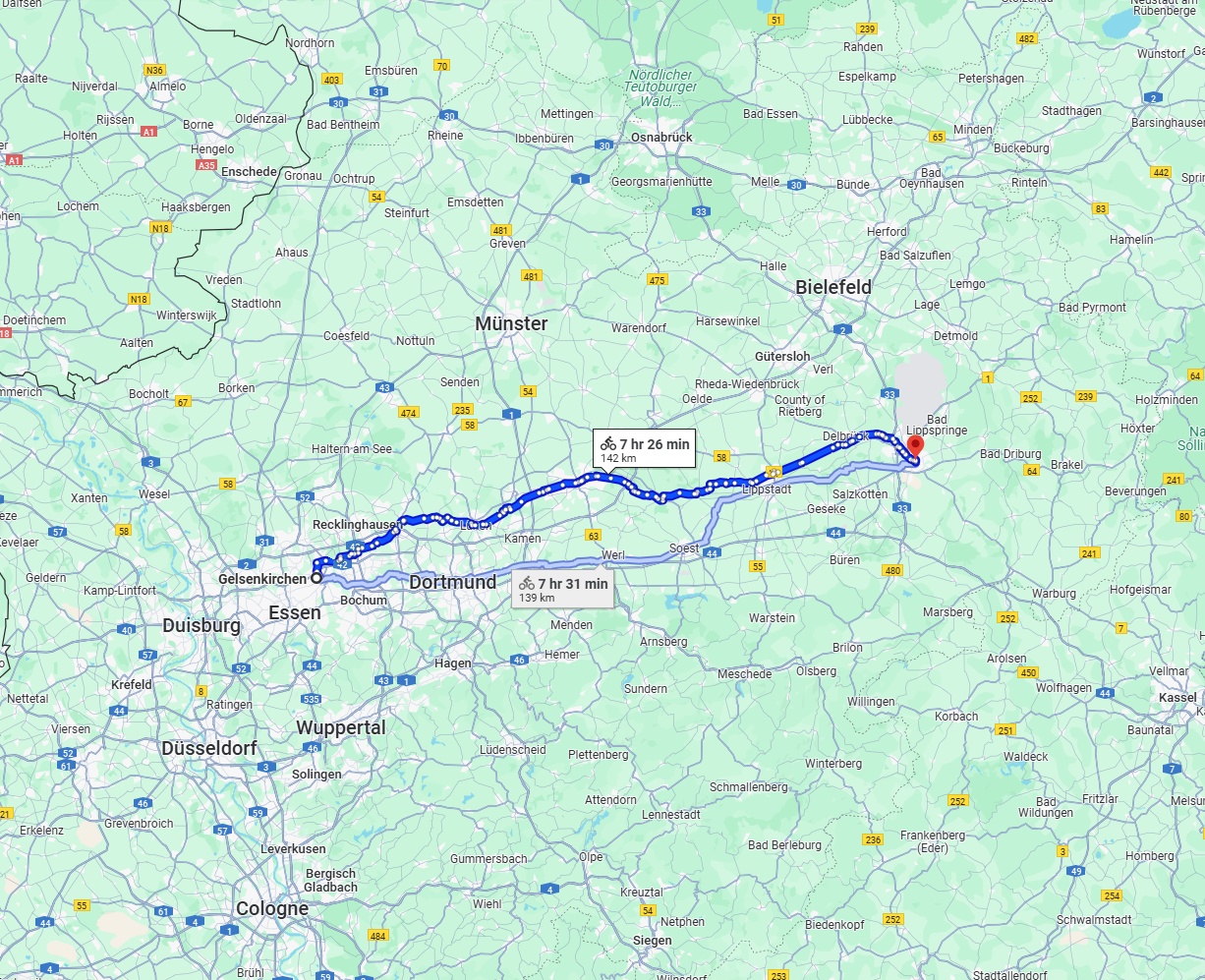 Anreise von Gelsenkirchen Zu Paderborn Über 