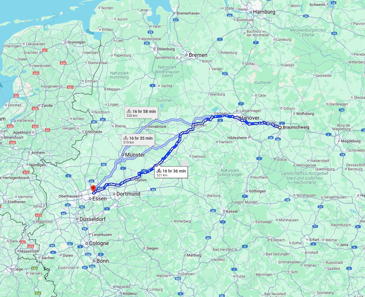 Anreise von Braunschweig Zu Gelsenkirchen Über 