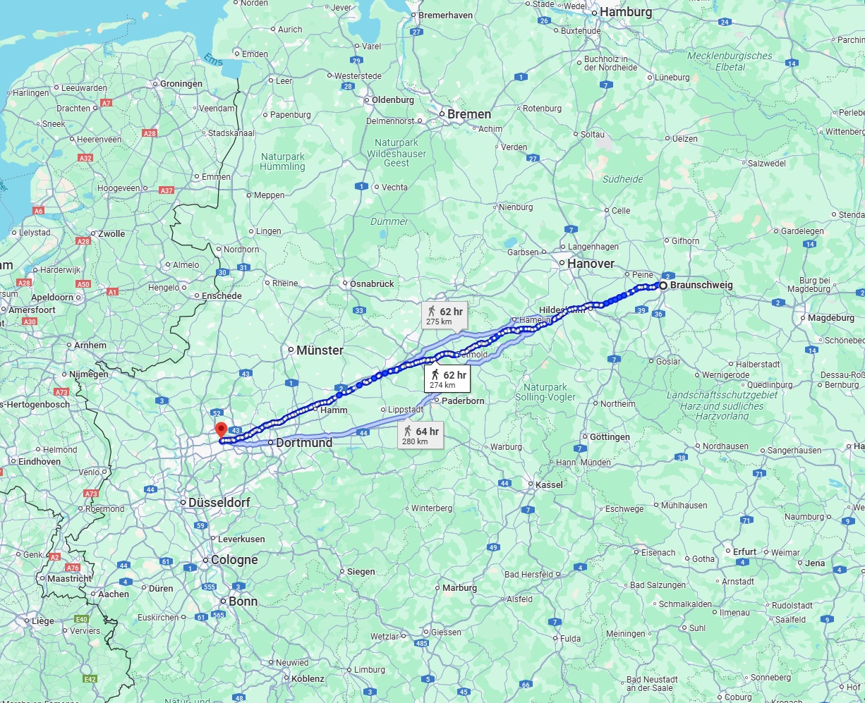 Anreise von Braunschweig Zu Gelsenkirchen Über 