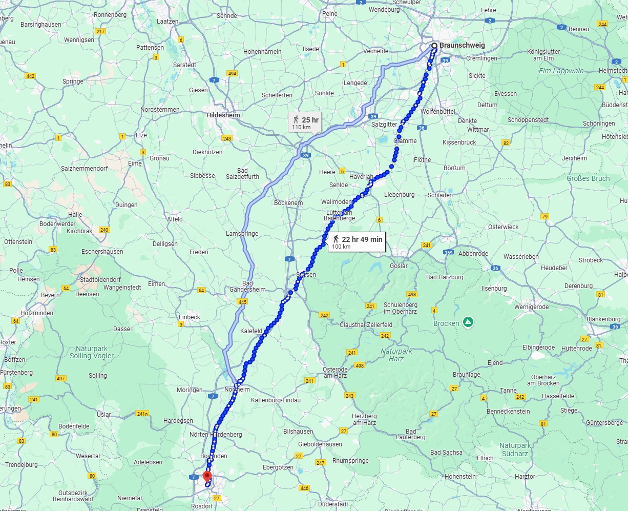 Anreise von Braunschweig Zu Göttingen Über 