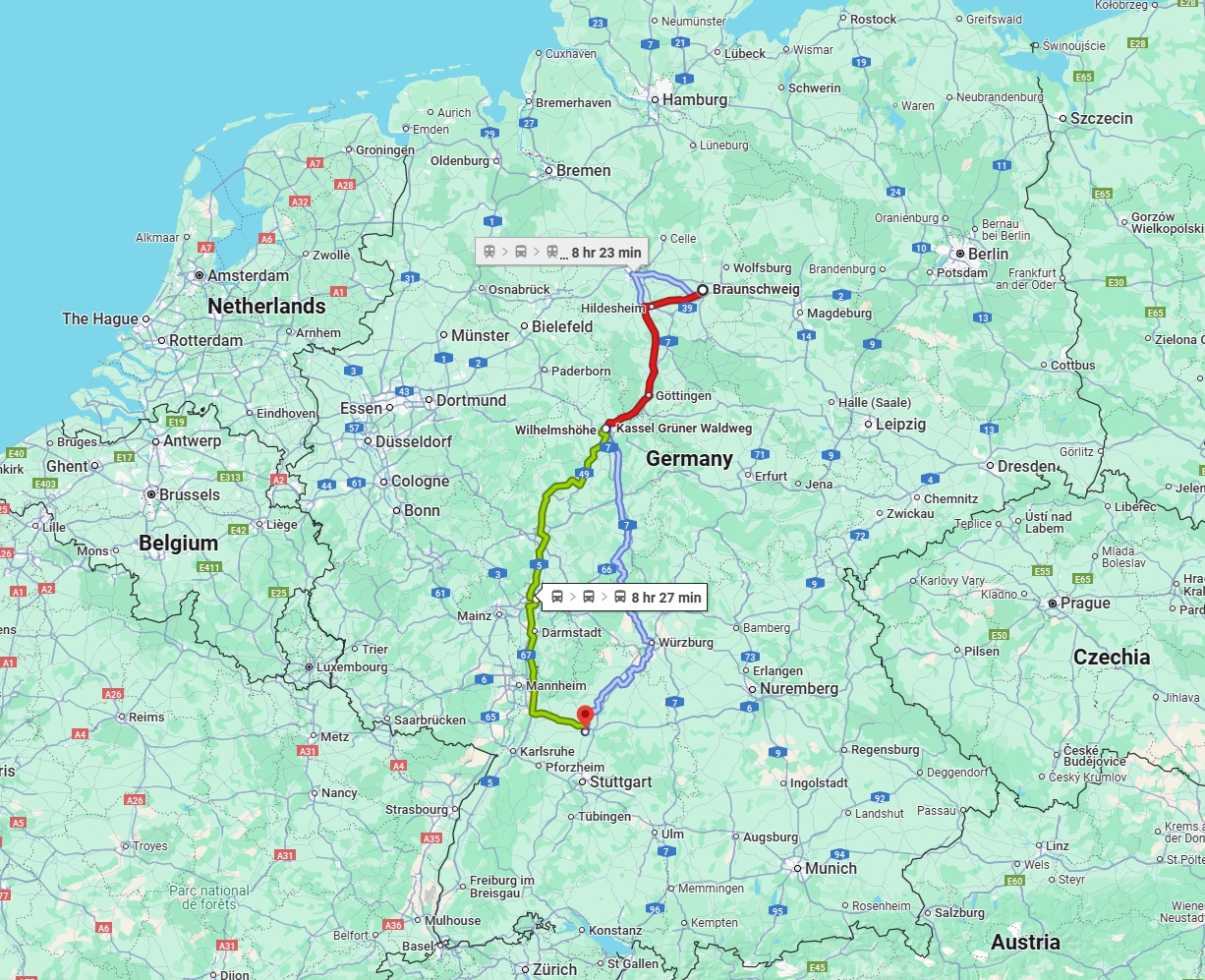 Anreise von Braunschweig Zu Heilbronn Über 