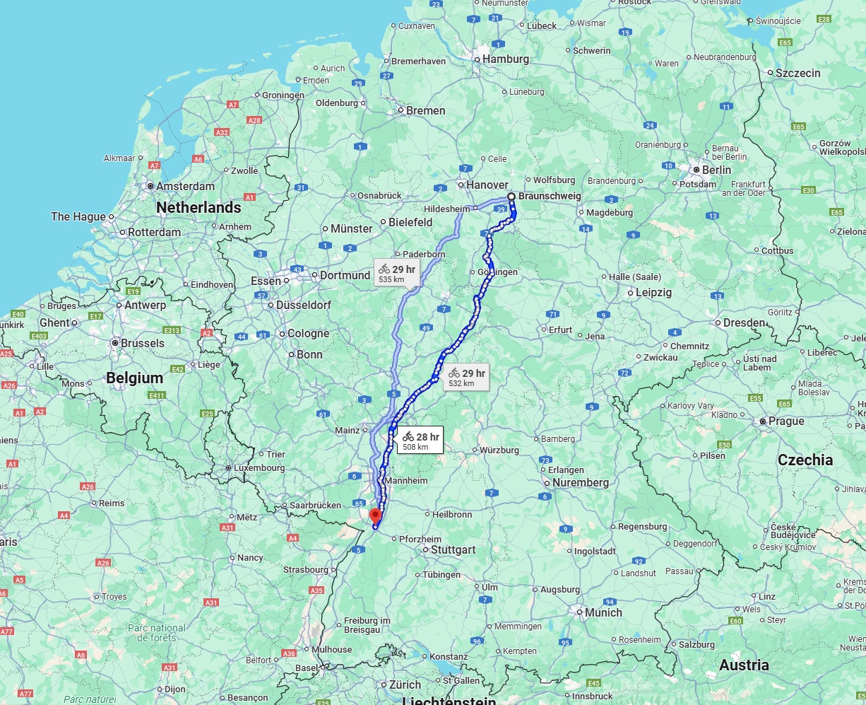 Anreise von Braunschweig Zu Karlsruhe Über 