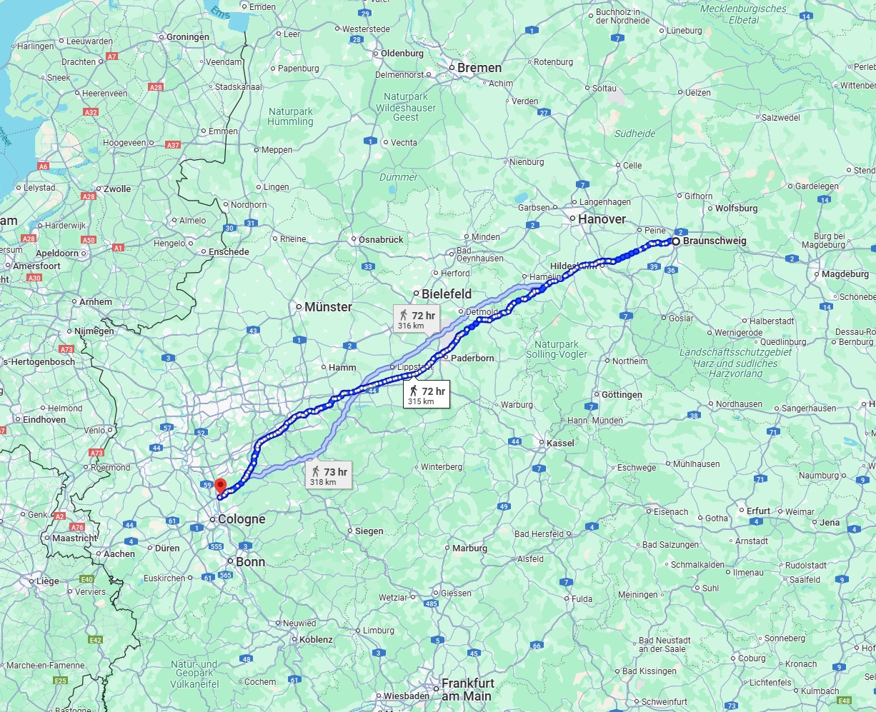 Anreise von Braunschweig Zu Leverkusen Über 