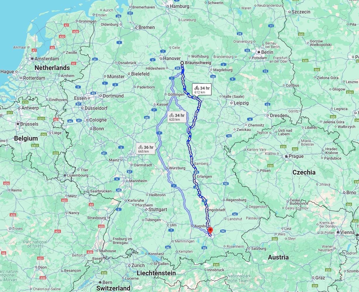 Anreise von Braunschweig Zu München Über 