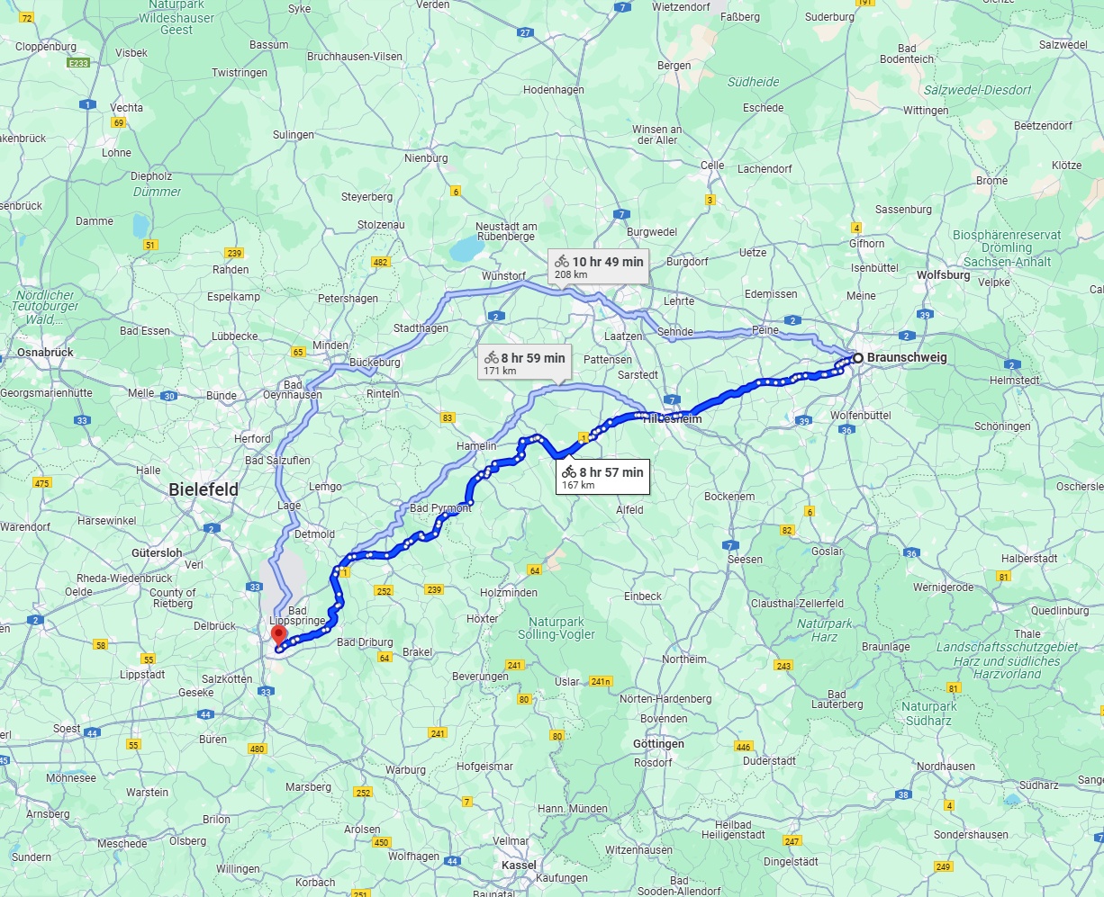 Anreise von Braunschweig Zu Paderborn Über 