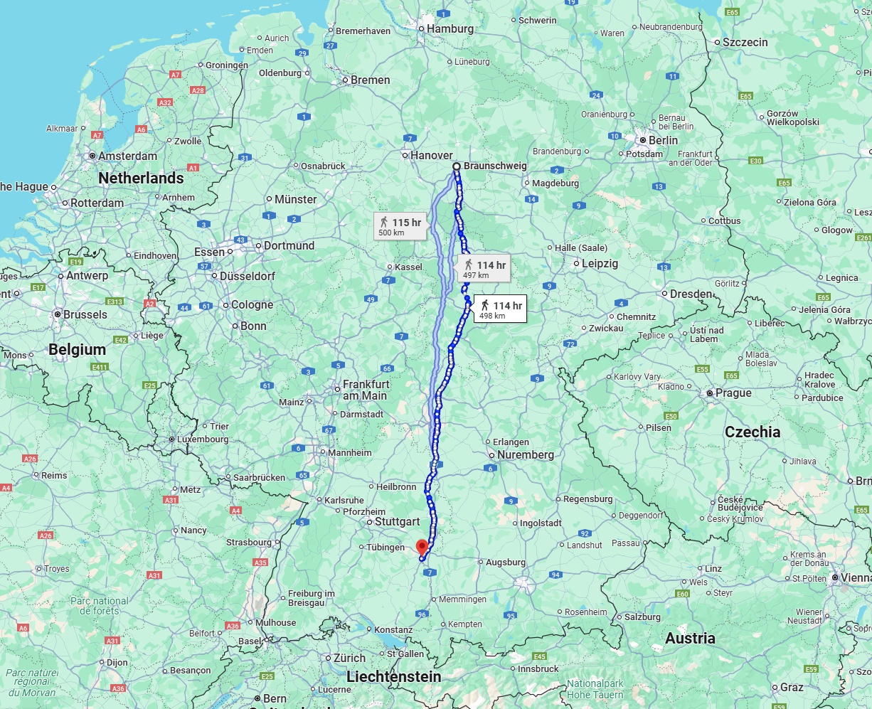 Anreise von Braunschweig Zu Ulm Über 