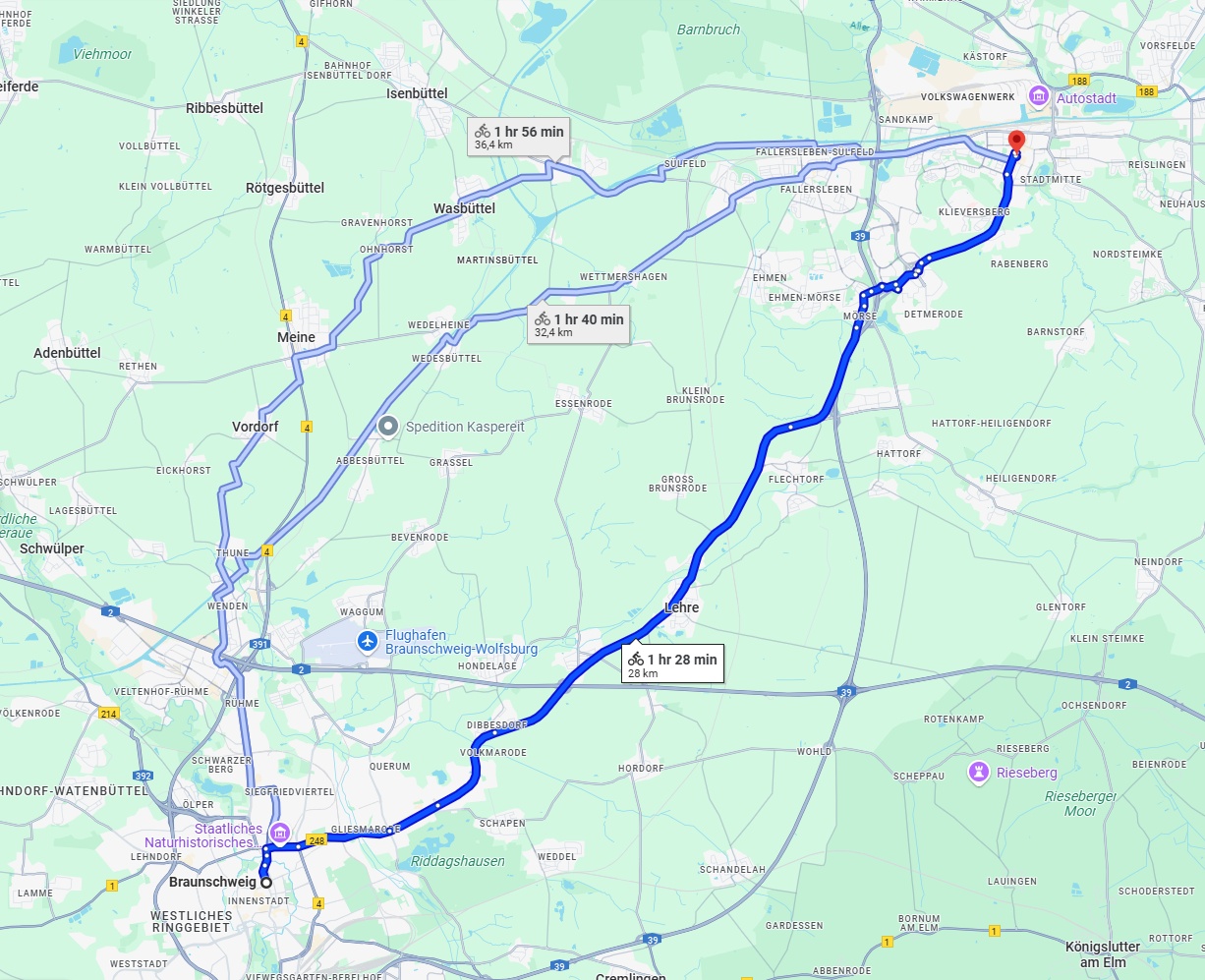 Anreise von Braunschweig Zu Wolfsburg Über 