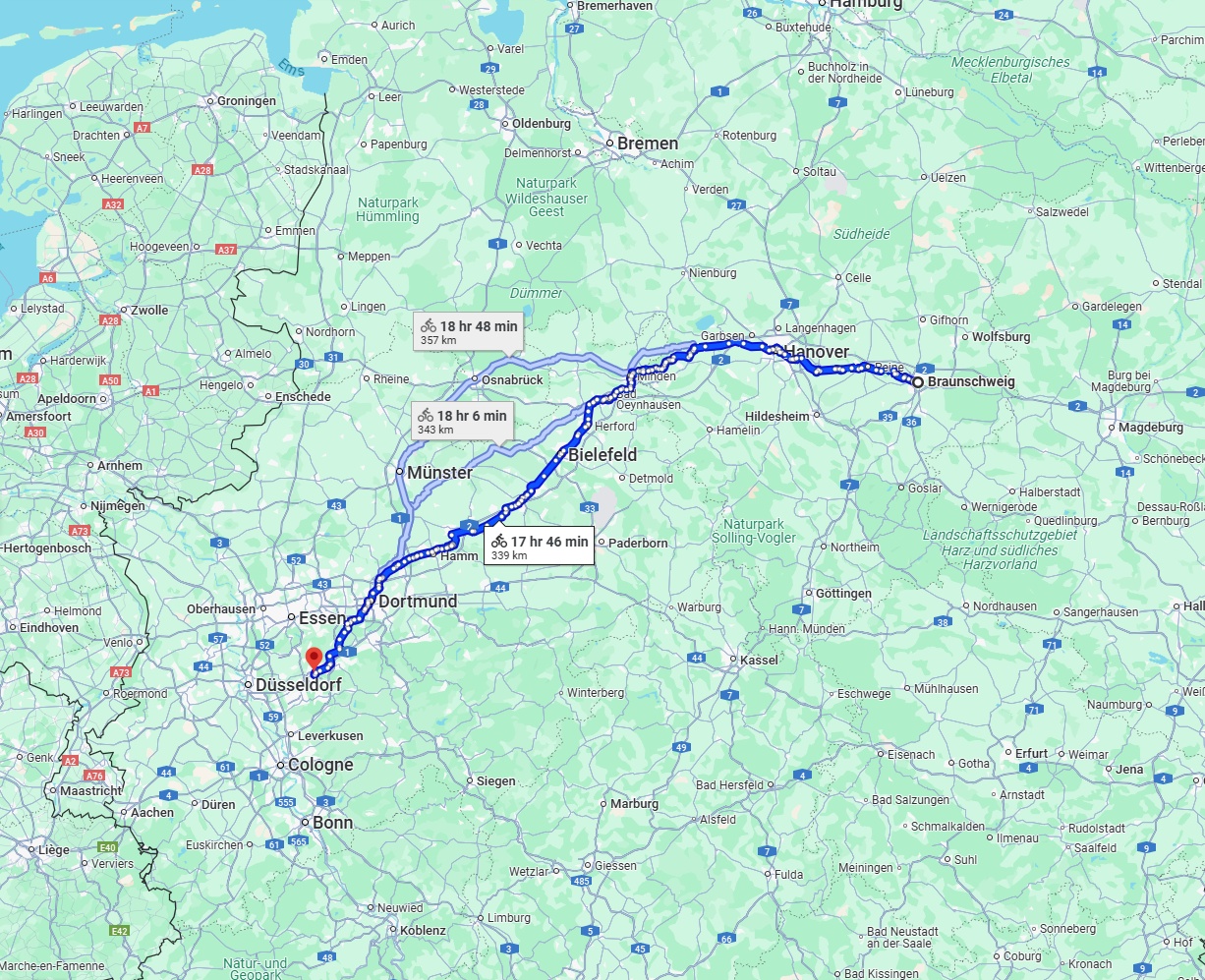 Anreise von Braunschweig Zu Wuppertal Über 