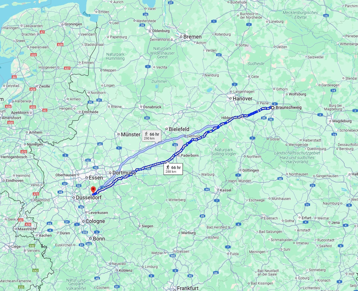 Anreise von Braunschweig Zu Wuppertal Über 