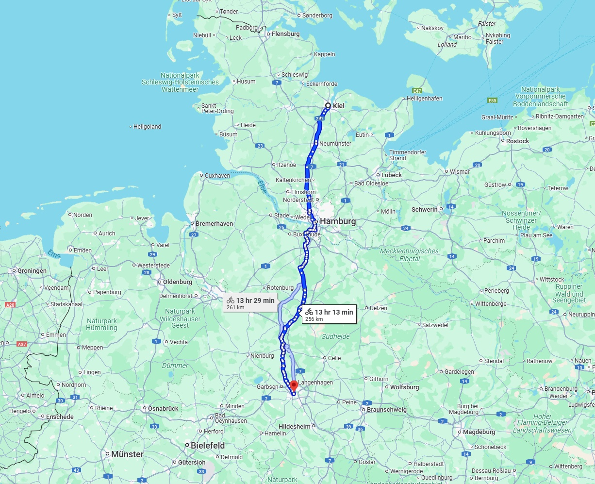 Anreise von Kiel Zu Hannover Über 