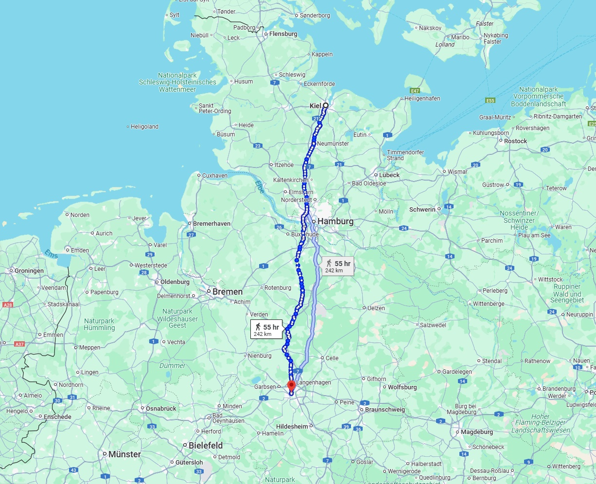 Anreise von Kiel Zu Hannover Über 