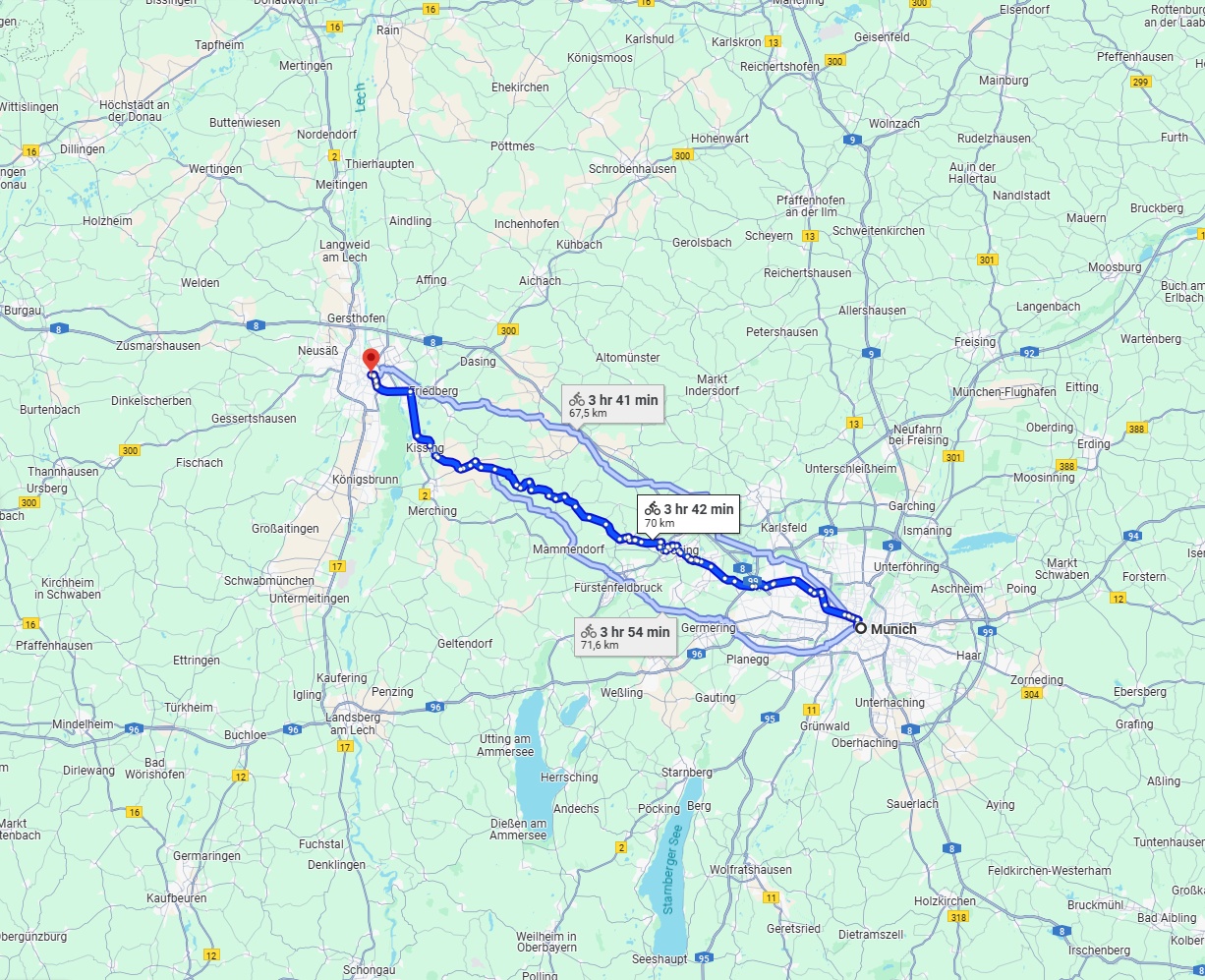 Anreise von München Zu Augsburg Über 