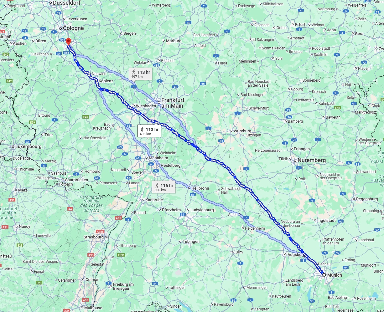 Anreise von München Zu Bonn Über 